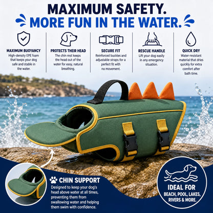 PoolPupco Dog Life Jacket